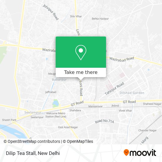 Dilip Tea Stall map