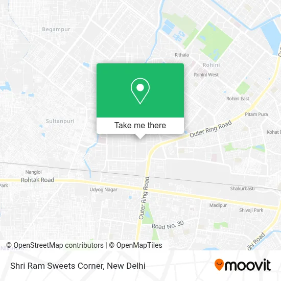 Shri Ram Sweets Corner map