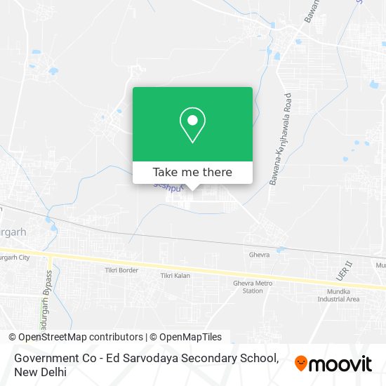 Government Co - Ed Sarvodaya Secondary School map
