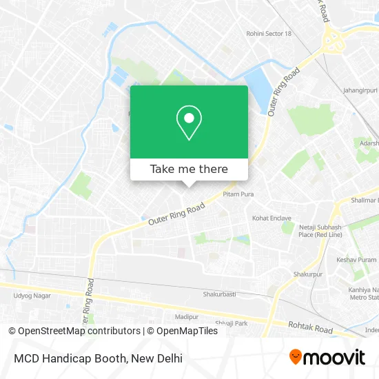 MCD Handicap Booth map