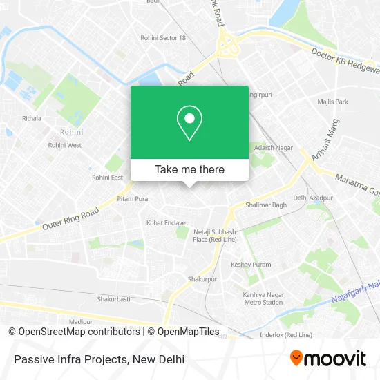 Passive Infra Projects map