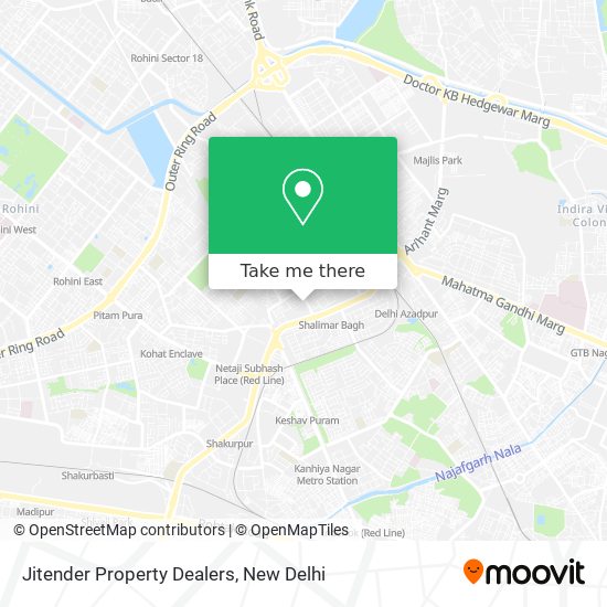 Jitender Property Dealers map