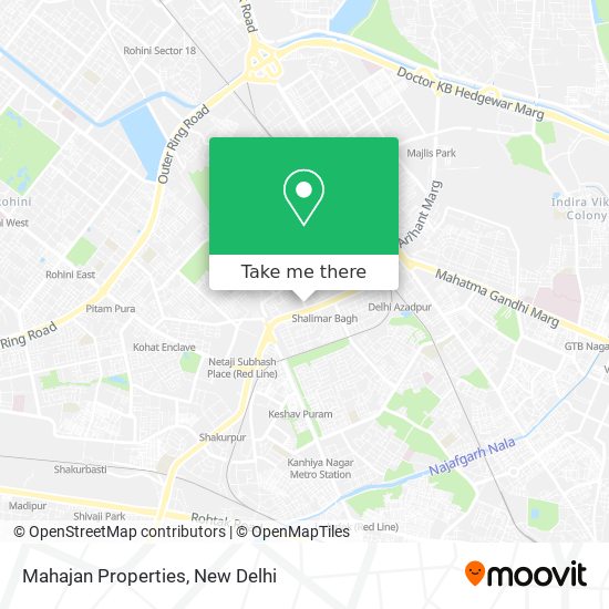 Mahajan Properties map