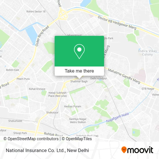 National Insurance Co. Ltd. map