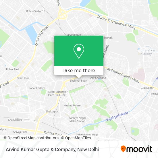 Arvind Kumar Gupta & Company map