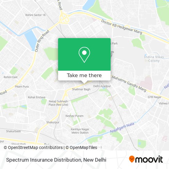 Spectrum Insurance Distribution map
