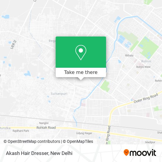 Akash Hair Dresser map