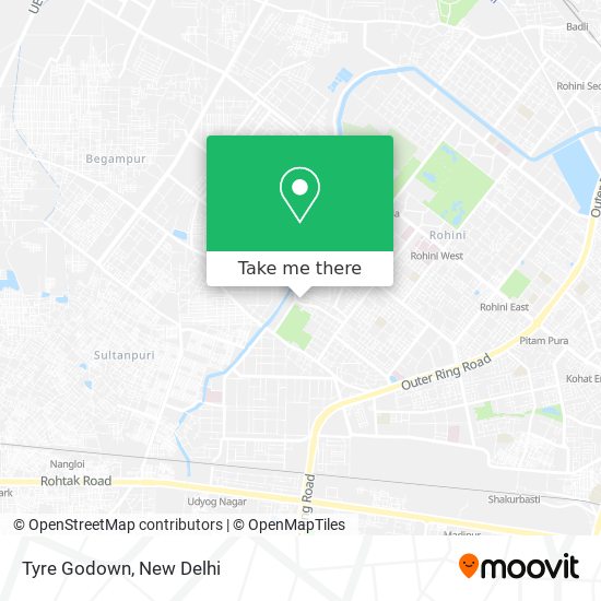 Tyre Godown map