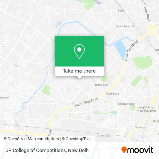 JP College of Competitions map