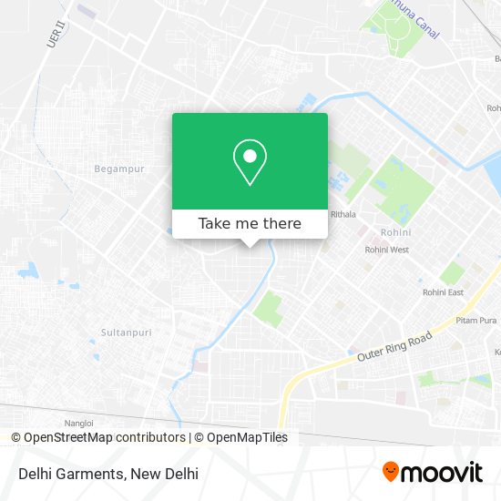 Delhi Garments map