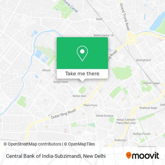 Central Bank of India-Subzimandi map
