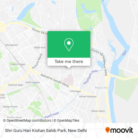 Shri Guru Hari Kishan Sahib Park map