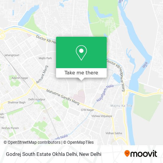 Godrej South Estate Okhla Delhi map