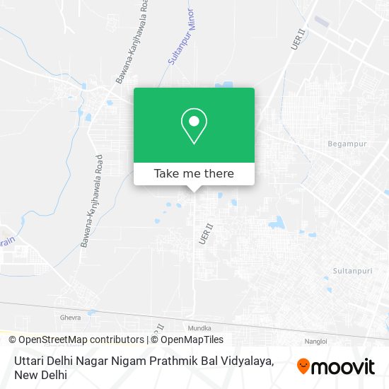 Uttari Delhi Nagar Nigam Prathmik Bal Vidyalaya map