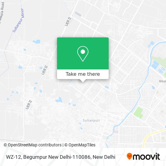 WZ-12, Begumpur New Delhi-110086 map