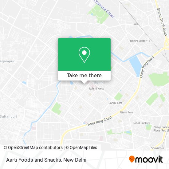 Aarti Foods and Snacks map