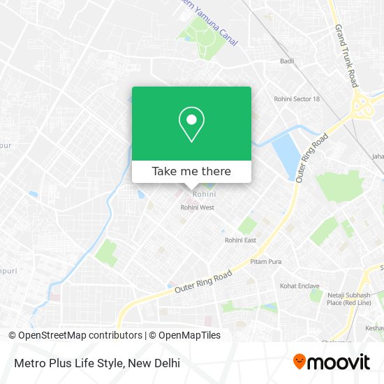 Metro Plus Life Style map