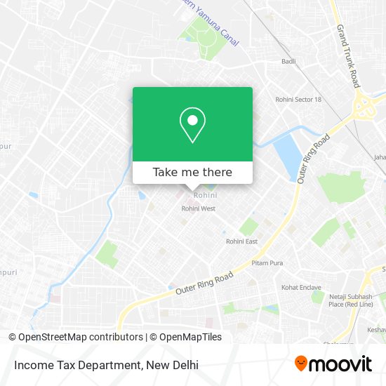 Income Tax Department map