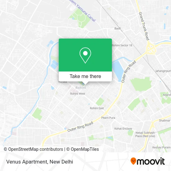 Venus Apartment map