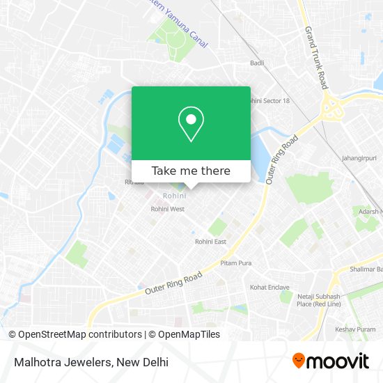 Malhotra Jewelers map