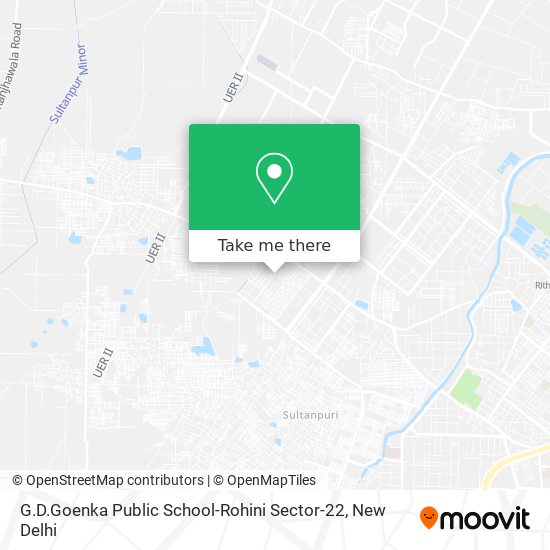 G.D.Goenka Public School-Rohini Sector-22 map