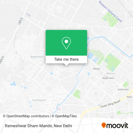 Rameshwar Dham Mandir map
