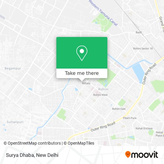 Surya Dhaba map