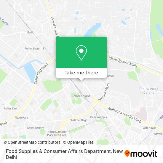 Food Supplies & Consumer Affairs Department map