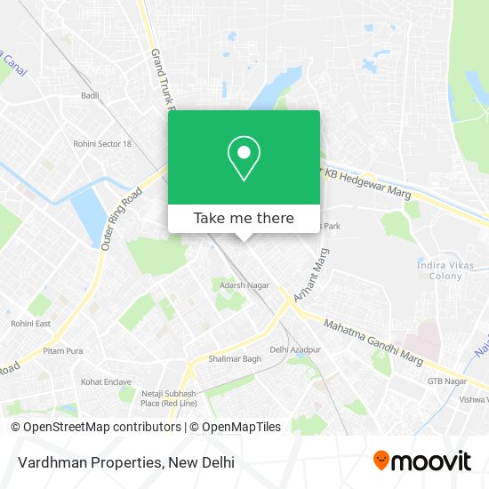 Vardhman Properties map