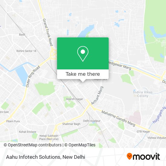 Aahu Infotech Solutions map