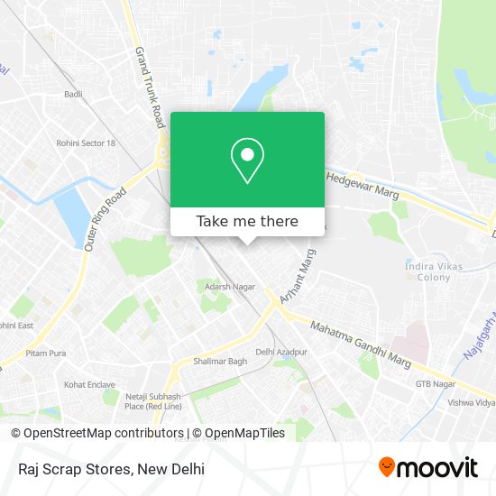 Raj Scrap Stores map