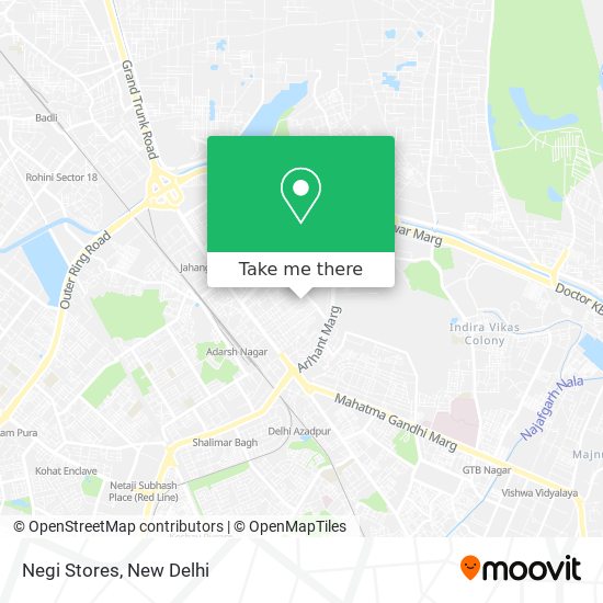 Negi Stores map