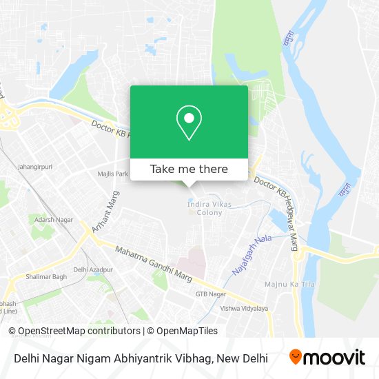 Delhi Nagar Nigam Abhiyantrik Vibhag map