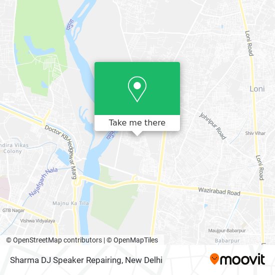 Sharma DJ Speaker Repairing map