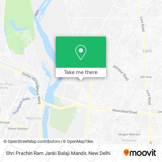 Shri Prachin Ram Janki Balaji Mandir map