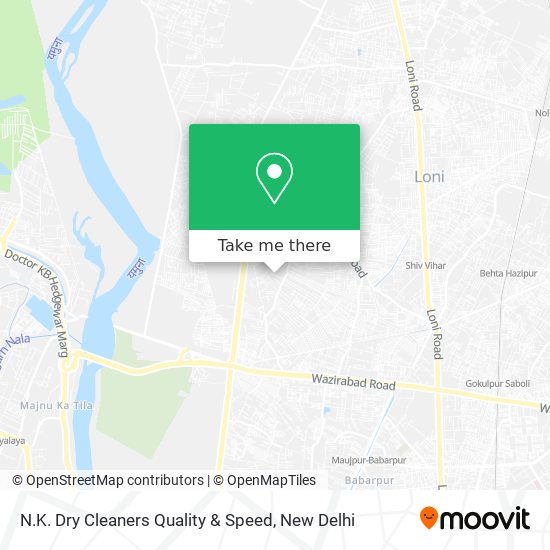 N.K. Dry Cleaners Quality & Speed map