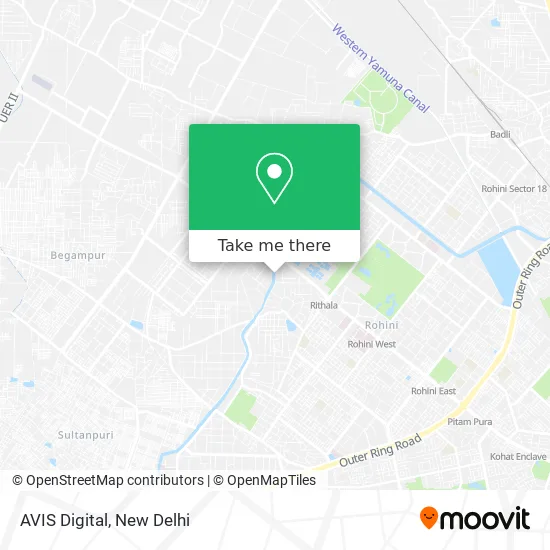 AVIS Digital map