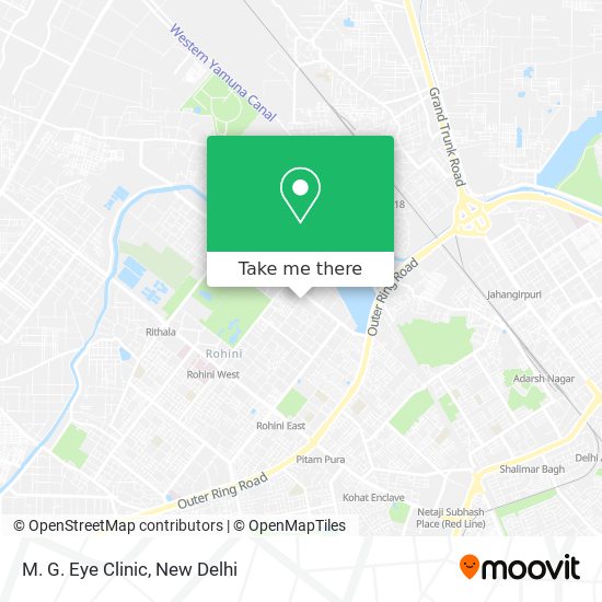 M. G. Eye Clinic map