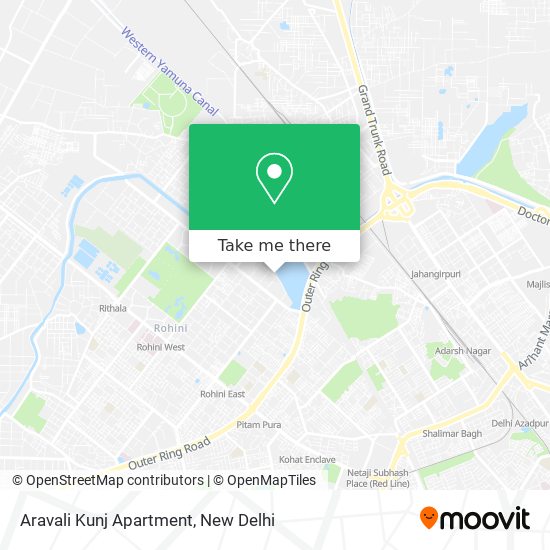 Aravali Kunj Apartment map