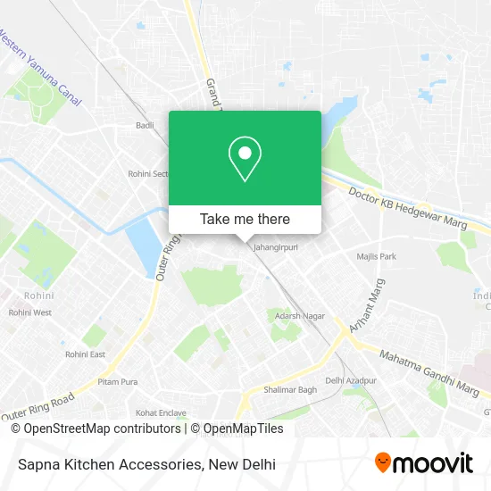Sapna Kitchen Accessories map