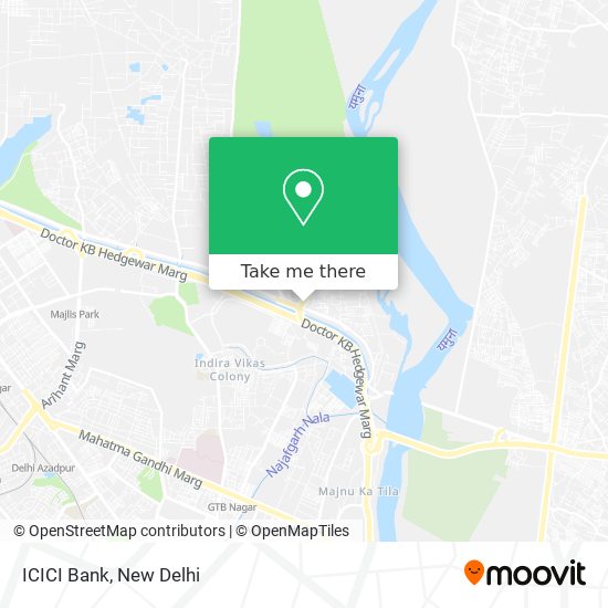 ICICI Bank map