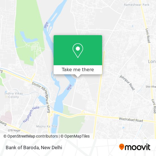 Bank of Baroda map