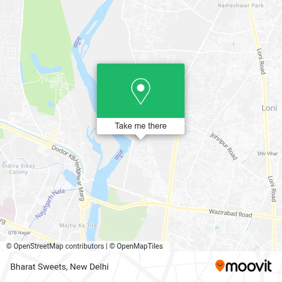 Bharat Sweets map