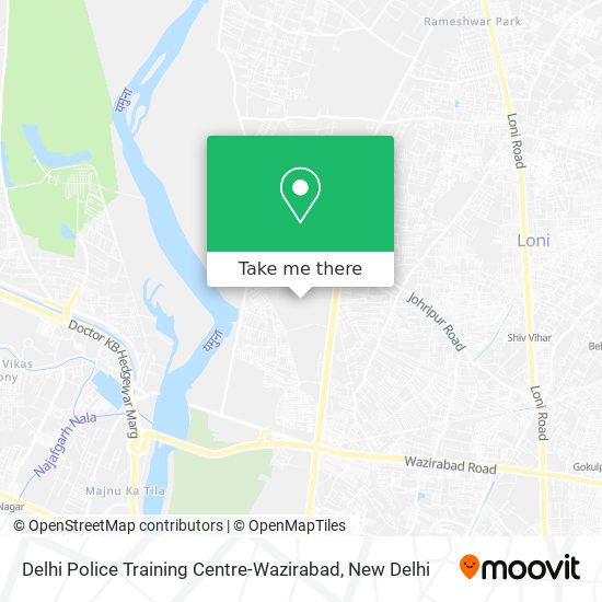 Delhi Police Training Centre-Wazirabad map