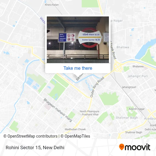 Rohini Sector 15 map