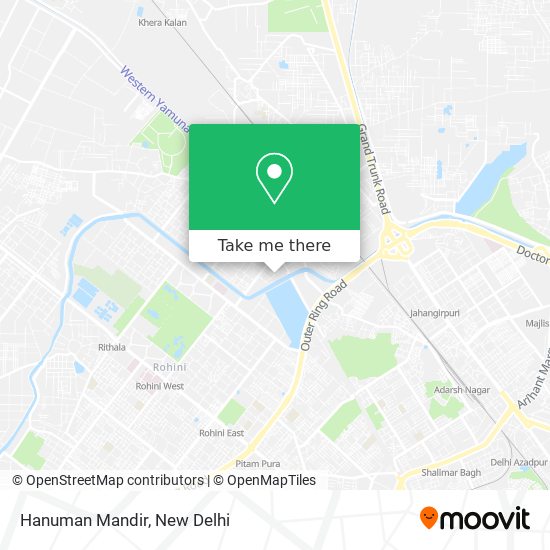 Hanuman Mandir map