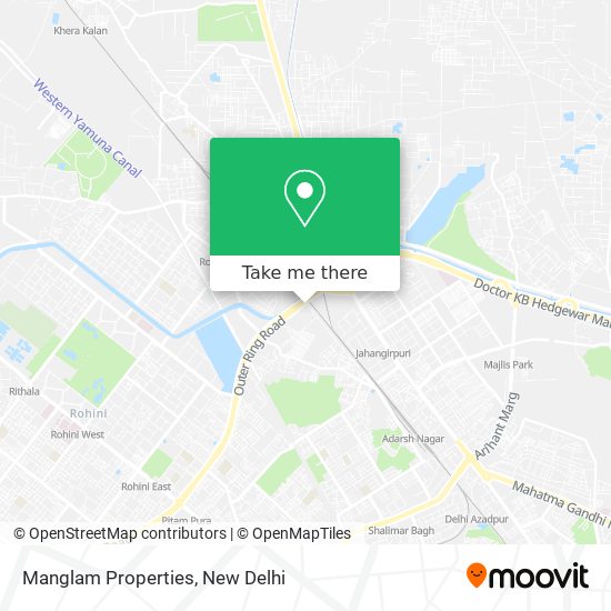 Manglam Properties map