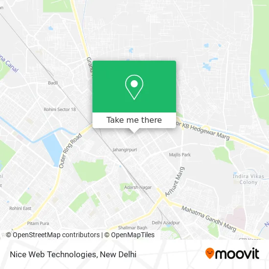 Nice Web Technologies map