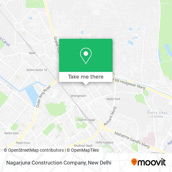 Nagarjuna Construction Company map