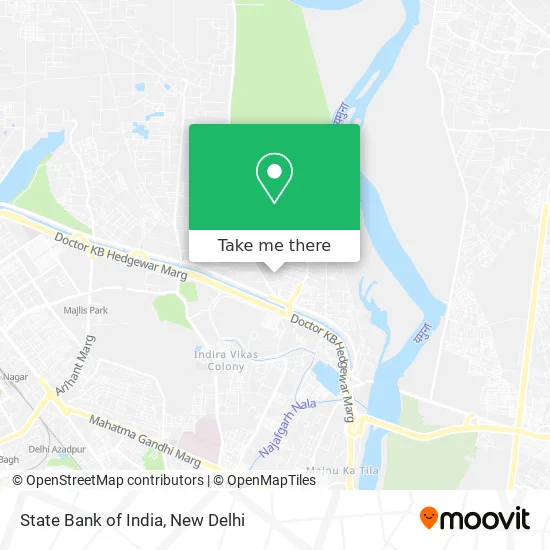State Bank of India map